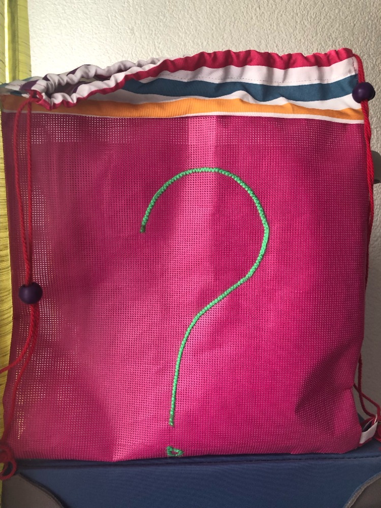 Sac à dos en bâche et rideau de douche