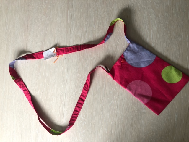 Porte-téléphone bandoulière en coton