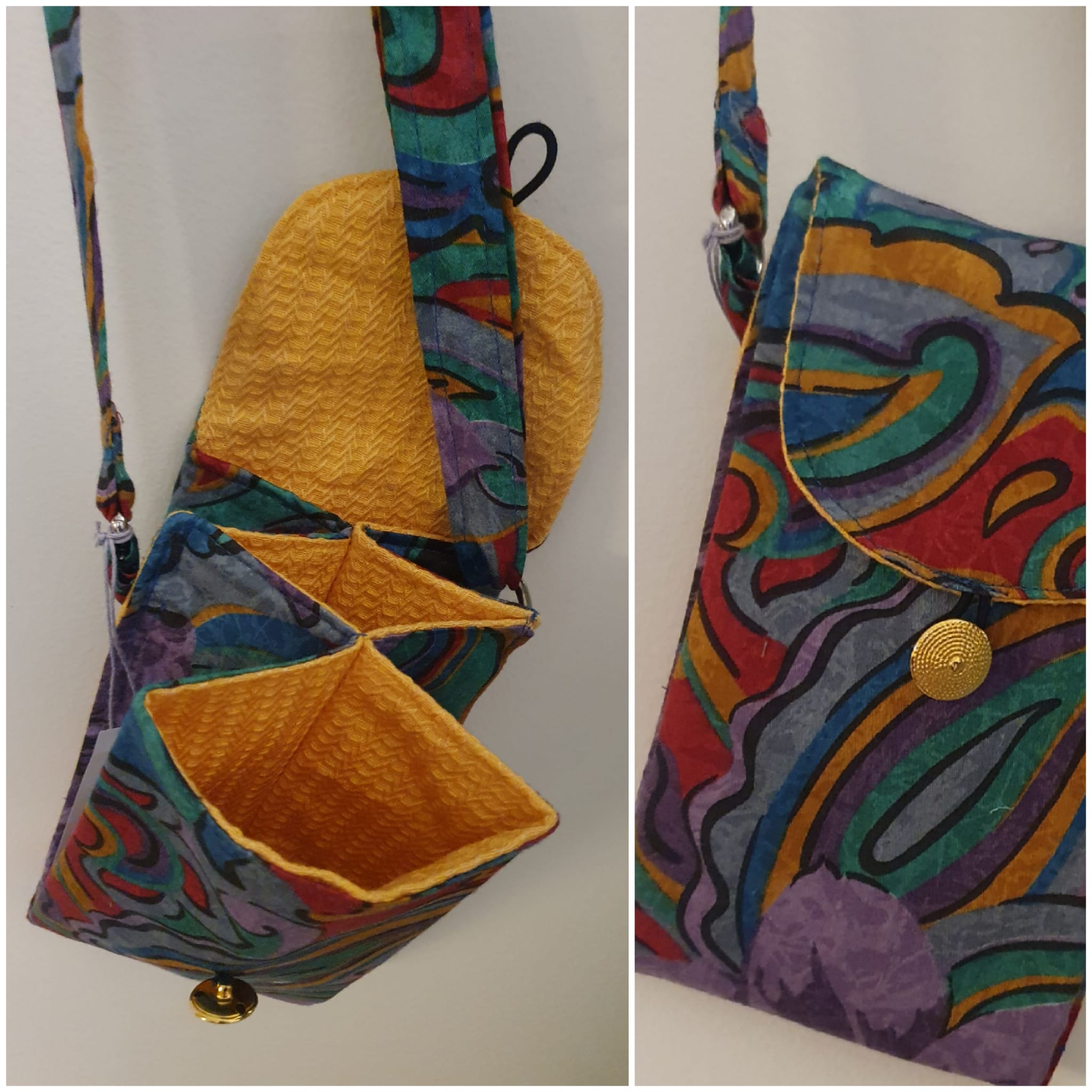 Porte-téléphone en tissus recyclés